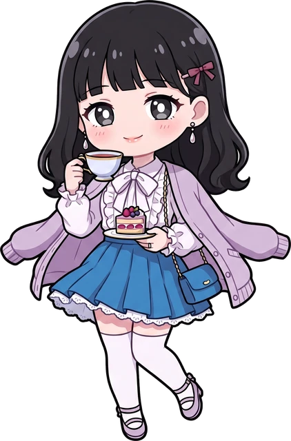 カフェ活レギュラーのイラスト